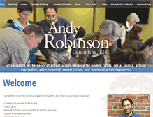 Tablet Screenshot of andyrobinsononline.com